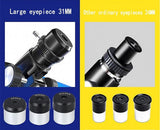Pro Astronomical Telescope 114mm Aperture 875X Zoom HD High Resolution - Close-Up Angle