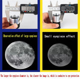 Pro Astronomical Telescope 114mm Aperture 875X Zoom HD High Resolution - Low Angle