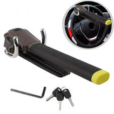 Car Steering Wheel Anti-theft Lock Foldable Anti-theft Security Car T-Lock - Front View