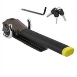 Car Steering Wheel Anti-theft Lock Foldable Anti-theft Security Car T-Lock - Rear View