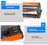 1200W Shortwave Infrared Paint curing Lamp Spray Painting Solary Baking Dryer - Low Angle