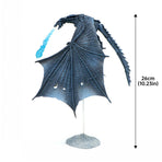GAME OF THRONES Viserion Ice Dragon Action Figure Statue PVC Toys Boxed Gift