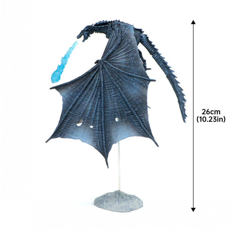 GAME OF THRONES Viserion Ice Dragon Action Figure Statue PVC Toys Boxed Gift