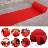 10M Red Carpet Aisle Runner Awards Night Casino Wedding Party Event Mats Decor - Low Angle
