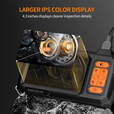 15M 8mm Lens Industrial Endoscope 1080P Digital Borescope Inspection Camera LED Lamp - Side View