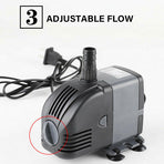 35W Adjustable Flow Aquarium Pump Water Submersible Fish Tank Fountain Pond Marine