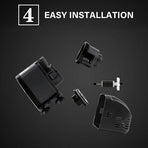 60W Adjustable Flow Aquarium Pump Water Submersible Fish Tank Fountain Pond Marine
