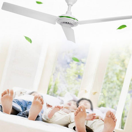 12V Ceiling Fan Portable Solar Power 3 Blade 0.7AMP Caravan Camping Outdoor, image 12