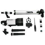 Astronomical Telescope 150x With Tripod Phone Adapter Monocular Moon Observation - Front View