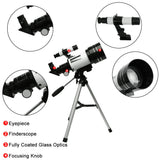 Astronomical Telescope 150x With Tripod Phone Adapter Monocular Moon Observation - Close-Up Angle