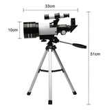 Astronomical Telescope 150x With Tripod Phone Adapter Monocular Moon Observation - Extra Image