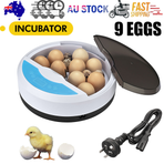 9 Egg Incubator Semi-Automatic Digital Temperature Chicken Duck Eggs Poultry