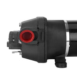 12V Water Pump 17LPM High Pressure Self-Priming for Caravan Camping Boat Marine - Front View