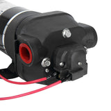 12V Water Pump 17LPM High Pressure Self-Priming for Caravan Camping Boat Marine - Low Angle
