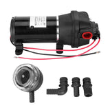 12V Water Pump 17LPM High Pressure Self-Priming for Caravan Camping Boat Marine - Extra Image