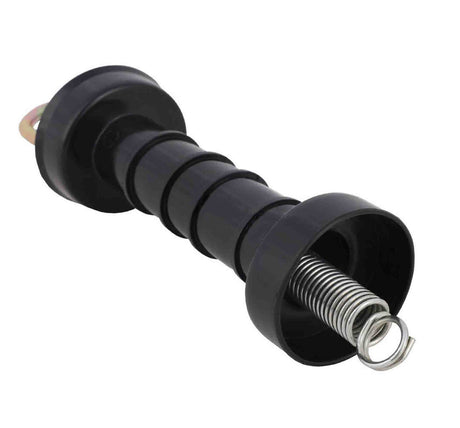 10x Electric Fence Gate Handle Compact Insulated Spring Handles with Hook Black, Electric