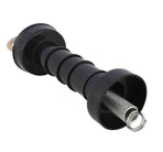 10x Electric Fence Gate Handle Compact Insulated Spring Handles with Hook Black