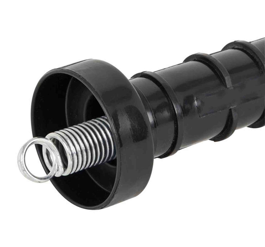 10x Electric Fence Gate Handle Compact Insulated Spring Handles with Hook Black