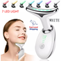 Rejuvenation Massager Neck Anti Wrinkle Face Beauty Device Skin Lifting Tighten White