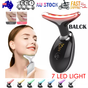 Rejuvenation Massager Neck Anti Wrinkle Face Beauty Device Skin Lifting Tighten Black