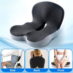 Memory Foam Seat Cushion Lumbar Support Ergonomic Back Support Office Car AAAAA