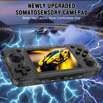 10000+ Games R36H Portable Video Game Consoles Retro Handheld Game Console Black