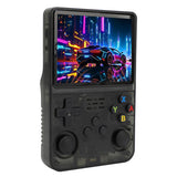 Gray Portable  Retro Handheld Game Console 128GB 10000+ Games Retro Handheld Games - Close-Up Angle