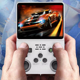 White Portable  Retro Handheld Game Console 128GB 10000+ Games Retro Handheld Games - Side View