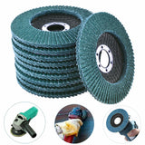 20 PCS 80 Grit Grinding Wheel 5'' 125MM Angle Grinder Flap Sanding Disc AU - Front View