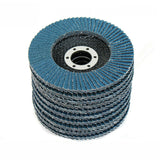 20 PCS 80 Grit Grinding Wheel 5'' 125MM Angle Grinder Flap Sanding Disc AU - Side View