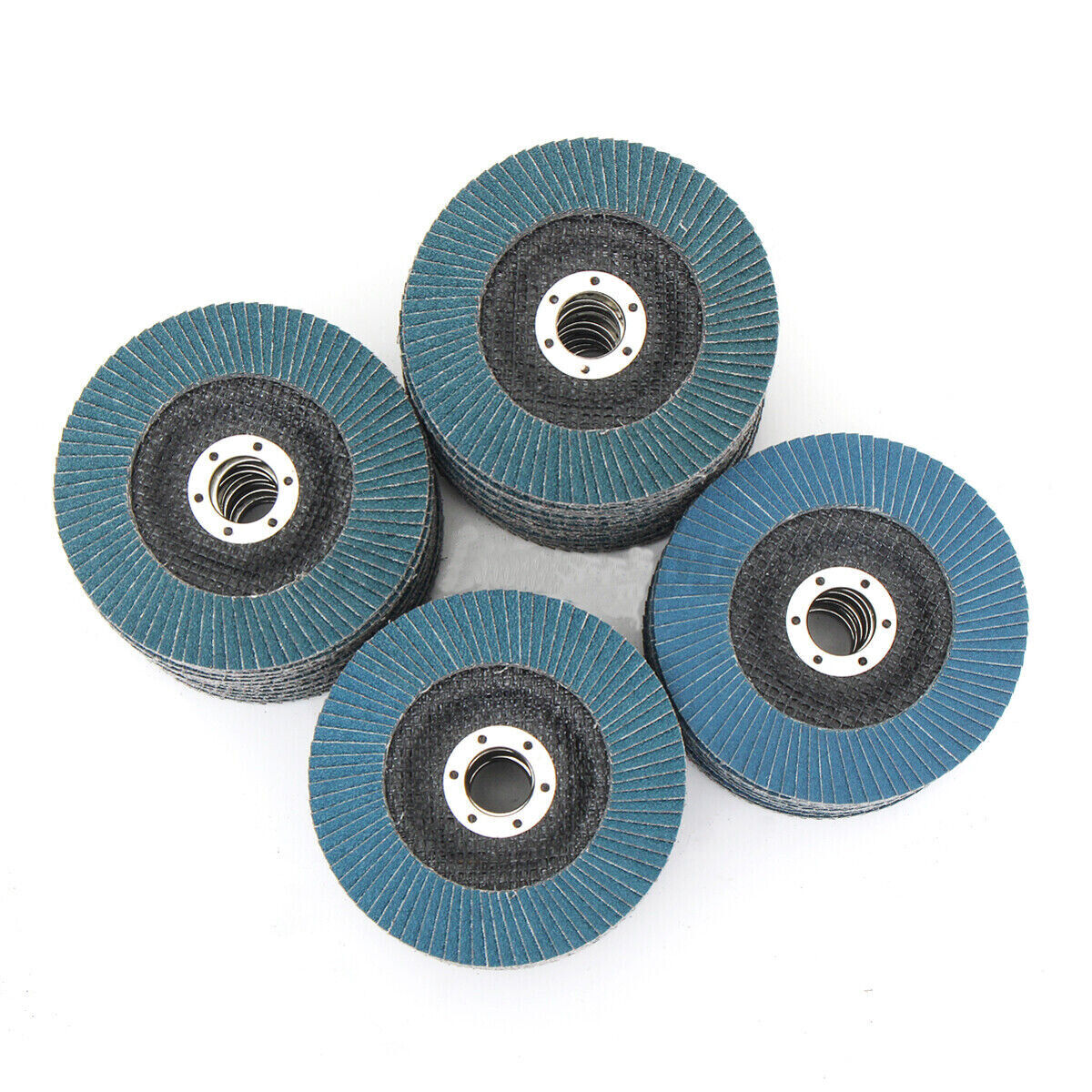 20PCS 5 125MM Angle Grinder Flap Sanding Disc 100 Grit Grinding Wheel