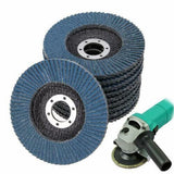 20PCS 5 125MM Angle Grinder Flap Sanding Disc 100 Grit Grinding Wheel - Close-Up Angle