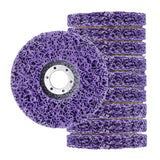 10 x 125mm x 22mm POLY STRIP DISC WHEEL PAINT RUST REMOVAL CLEAN GRINDER - Extra Image