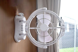 White Caframo FOR Sirocco 11 12v 24VOLT 360 Fan Caravan BOAT ACCESSORIE - Extra Image