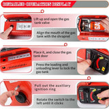 Portable Butane Gas Heater Camping Camp Tent Outdoor Hiking Camper Survival Red - Front View