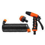 6.6GPM Washdown Pump Kit 12V Wash Pump w/ Hose Nozzle For Caravan RV Marine Boat - 45-Degree Angle