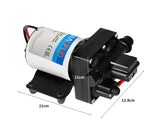 12V Caravan Water Pump High Pressure Self-priming rv Camping Boat 55PSI 11.3L/M - Close-Up Angle