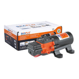 Water Pump 12V RV Camper Pressurized Pump Caravan Boat SEAFLO SFDP1-010-040-21 - Low Angle