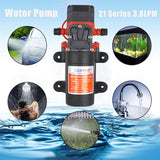Water Pump 12V RV Camper Pressurized Pump Caravan Boat SEAFLO SFDP1-010-040-21 - Extra Image