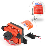 3 G/m RV Supreme 12v Water Pump for Caravan Motorhome Camper Trailer Boat Seaflo - Top-Down View