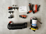 6.6GPM Washdown Pump Kit 12V Wash Pump w/ Hose Nozzle For Caravan RV Marine Boat - Extra Image