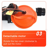 SEAFLO 12V 800GPH LIVEWELL Live Bait Tank Well Aerator Bilge Pump Kit Fishing AU - 45-Degree Angle