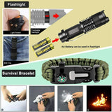 32 In 1 Emergency Survival Equipment Kit Camping SOS Tool Sports Tactical Hiking - Low Angle