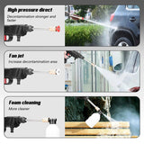 88V Cordless Electric High Pressure Washer Water Spray Gun Car Cleaner 2 Battery - Extra Image