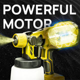 Cordless High Pressure Airless Spray Gun Paint Sprayer For Makita 36V Battery AU - Low Angle