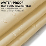 Waterproof Shade Sail Awning Cloth Rectangle Triangle Square Sand Sun Canopy AU