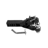 8 Ton Pintle Tow Hook Receiver Arm Hitch Towing Car Truck Heavy Duty Ball Combo - Front View