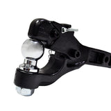 8 Ton Pintle Tow Hook Receiver Arm Hitch Towing Car Truck Heavy Duty Ball Combo - Close-Up Angle