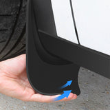4Pcs Mud Flaps For Tesla Model Y Splash Guards Fender Front Rear TPE Mudguard - Front View