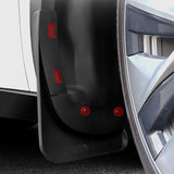 4Pcs Mud Flaps Splash Guards Fender For Tesla Model 3 Front Rear - Side View